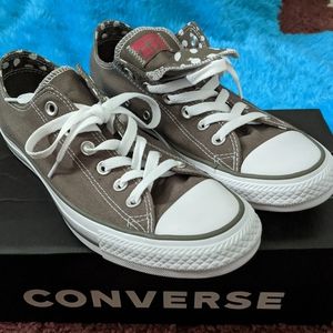 Converse charcoal and white trim